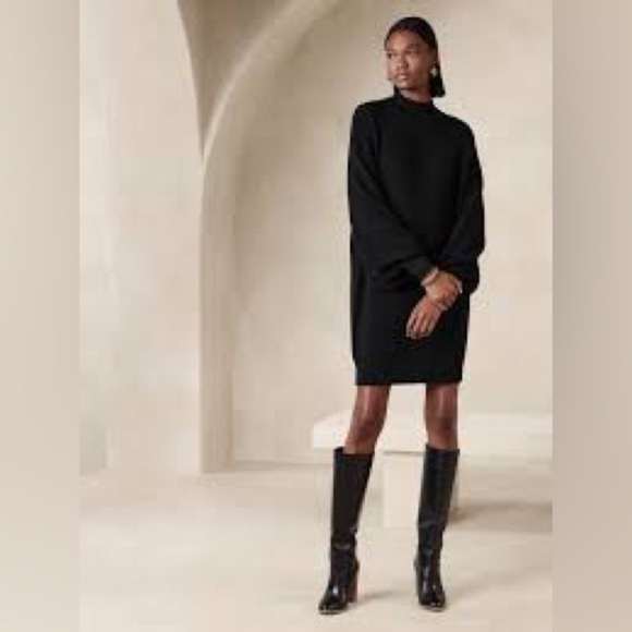Banana Republic Dresses & Skirts - Banana Republic Landa 100% Merino Wool Sweater dress size S tall
